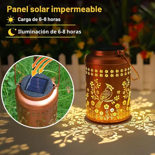 Miniatura 3 de Regalos para el Día del Padre, faroles solares para exteriores, impermeables, decoración de jardín, regalos de cumpleaños para mujeres, hombres