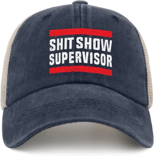 Miniatura 17 de Shit Show Supervisor Hat para mujer, gorra de béisbol vintage