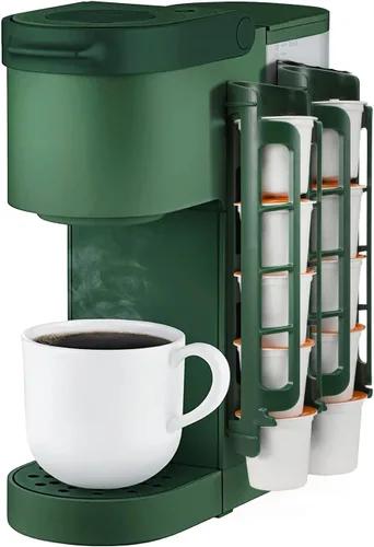 STORAGENIE Soporte para cápsulas de café Keurig, montaje en pared lateral, almacenamiento de tazas K, perfecto para mostradores pequeños (paquete de