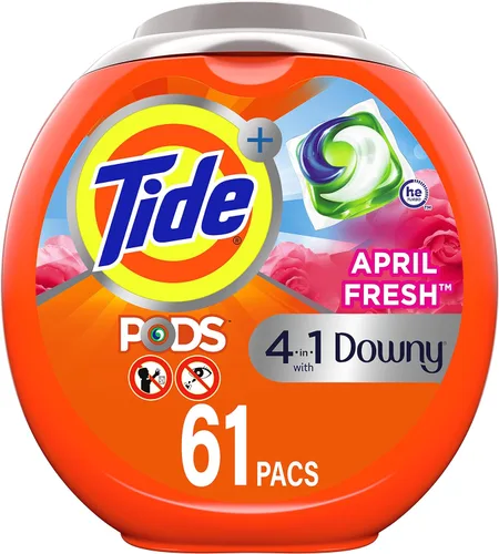 Miniatura 17 de Tide PODS con detergente líquido Downy, April Fresh, 12