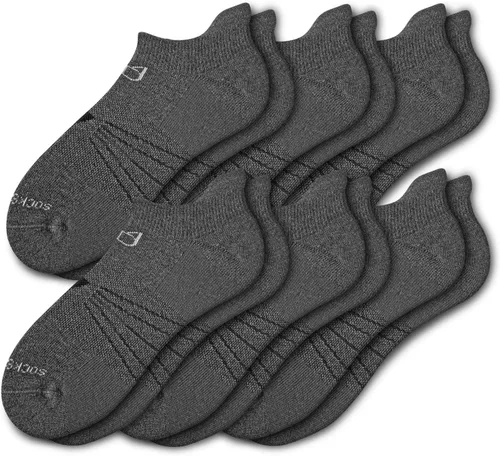 Socks Daze Paquete de 36 calcetines deportivos de lana merina para hombre y mujer, para correr al tobillo, suaves, gruesos, acolchados, para