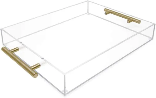 Miniatura 8 de Isaac Jacobs Bandeja de acrílico transparente con asa