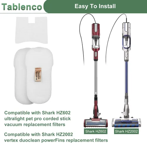 Miniatura 3 de Para Shark HZ602 Filtro de repuesto Ultralight Pet Pro con cable Aspiradora y HZ2002 Vertex DuoClean PowerFins compatible con HZ2000 HZ251 HZ250