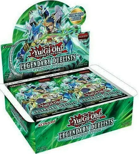 Yu-Gi-Oh! Yugioh Legendary Duelists Synchro Storm Booster Box - 36 paquetes