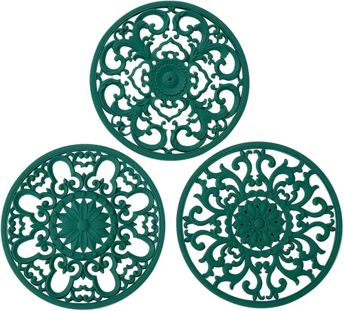 Miniatura 17 de Alfombrilla de silicona extra gruesa para platos calientes, ollas y sartenes calientes, soporte para ollas, almohadilla caliente para proteger tu
