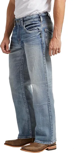 Miniatura 2 de Silver Jeans Co. Gordie - Jeans rectos de ajuste relajado para hombre