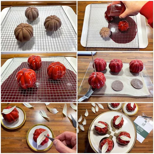Miniatura 5 de Molde de silicona de calabaza 3D, moldes de silicona para jabón de 6 cavidades, molde de pastel de calabaza duradero para jabón, vela, cupcake