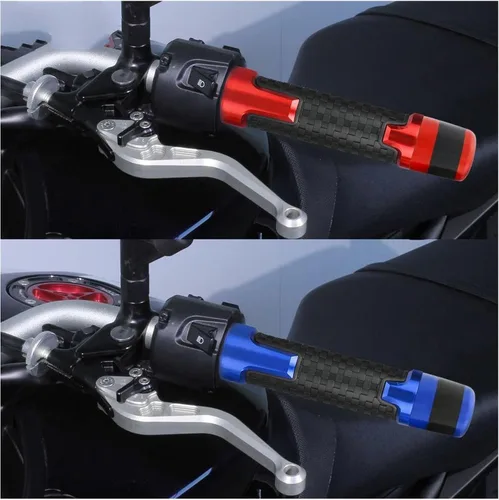 Miniatura 3 de Manillar de motocicleta para manillar de motocicleta, pesos antivibración, enchufe plateado para MT-09 MT09 MT FZ FJ 09 FJ09 Tracker 2014 2015 2016