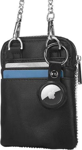Miniatura 12 de Case-Mate Llavero AirTag – Llavero de cuero vegano duradero con clip de anillo resistente – Funda protectora para AirTag para collar de perro