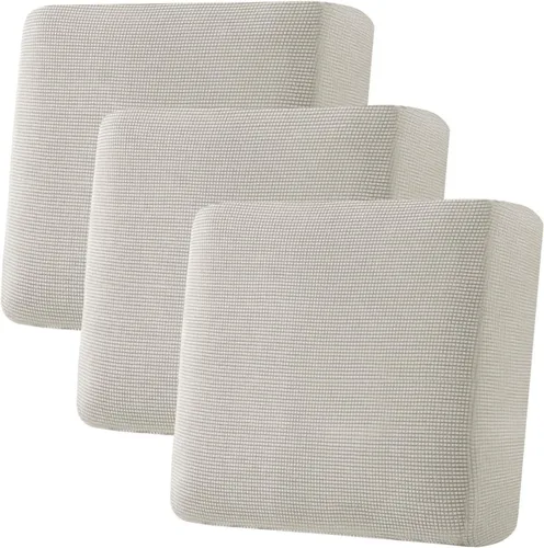 Miniatura 161 de H.VERSAILTEX Fundas Súper Elásticas para Asiento Individual, Fundas de Sofá, Fundas de Cojines, Juegos de Fundas, Tela Gruesa de Sarga con Textura