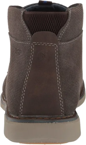 Miniatura 3 de Nunn Bush Otto - Botas Chukka de piel ligera y resistente al agua con puntera lisa para hombre