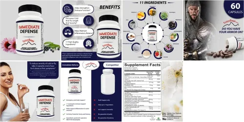 Miniatura 8 de Apoyo inmunológico de defensa inmediata: zinc, saúco negro, equinácea, vitamina A y C con B12, potente refuerzo de la inmunidad para adultos