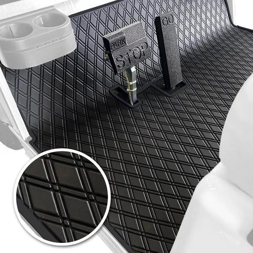 Xtreme Mats Club Car DS - Tapete para carrito de golf, cobertura completa, para modelos Club Car DS (1982-2013) y Villager (1982-2018), color negro