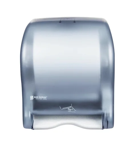 San Jamar Dispensador de Toallas de Papel Clásico Smart Essense Dispensador Electrónico de Toallas en Rollo para Baño, Cocinas y Restaurantes, Azul