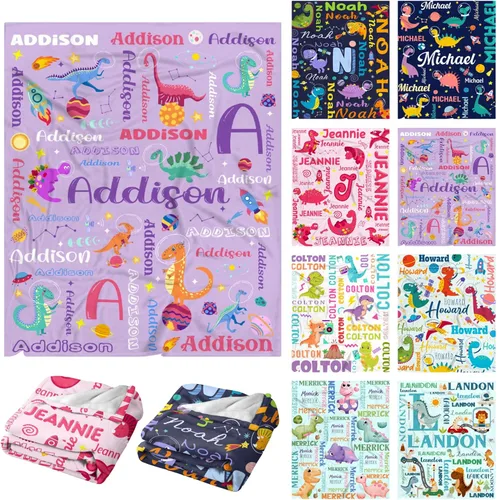 Miniatura 40 de Manta preescolar personalizada de bulldog para bebés, niños y niñas, sábanas de franela personalizadas súper suaves y ligeras, decoración para cuna