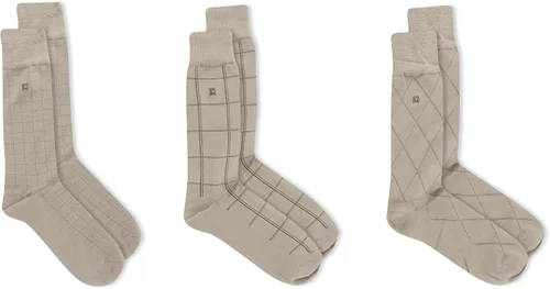 Miniatura 3 de Chaps Men's Classic Dress Crew Socks-3 Pair Pack-Pattern and Solid Color Designs