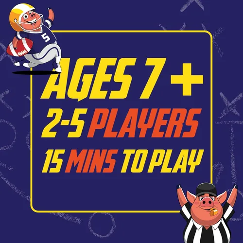 Miniatura 2 de Pick Six – ¡El mejor juego de cartas con temática de fútbol americano! Juego de cartas estratégico para niños y adultos. Ideal para fiestas y noches