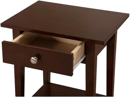 Miniatura 4 de Glory Furniture Dalton - Mesita de noche con 1 cajón en capuchino