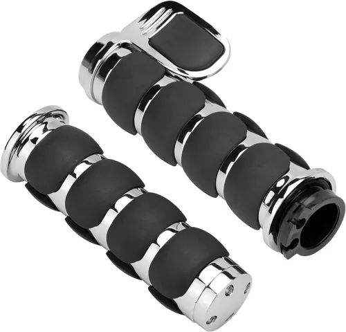 Miniatura 14 de Empuñaduras de mano para motocicleta de 1 pulgada y 0.984 in, agarre para manillar, acelerador, universal, compatible con Harley Davidson Dyna