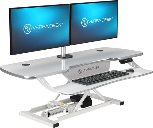 Miniatura 14 de VERSADESK PowerPro Elite - Convertidor de escritorio eléctrico ajustable de 36 pulgadas con controlador programable y concentrador USB. Aplicación