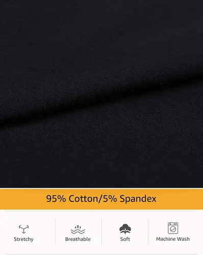 Miniatura 5 de INNERSY - Calzoncillos tipo Bóxer de algodón elástico para hombre, 7 unidades, para toda la semana