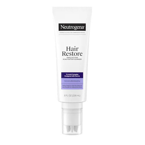 Neutrogena Hair Restore Triple Action Scalp Detox Cleanser, 8 fl oz