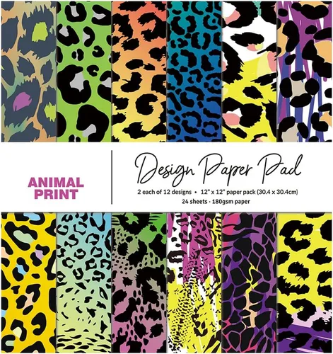 Papel para álbum de recortes de 12 x 12 pulgadas, 24 hojas de papel para álbum de recortes para manualidades, cartulina de impresión de un solo