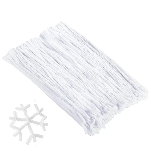 Miniatura 9 de Cuttte Suministros de limpieza de pipas para manualidades, 300 piezas de tallos de felpilla para manualidades para niños, suministros de arte