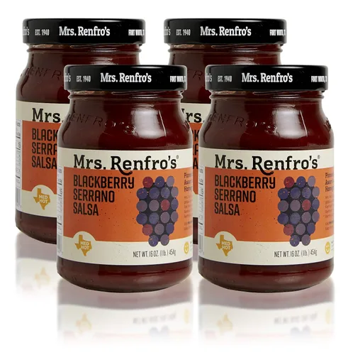 Miniatura 4 de Mrs. Renfro's Salsa de piña - Sin gluten (frascos de 16 onzas, paquete de 4)
