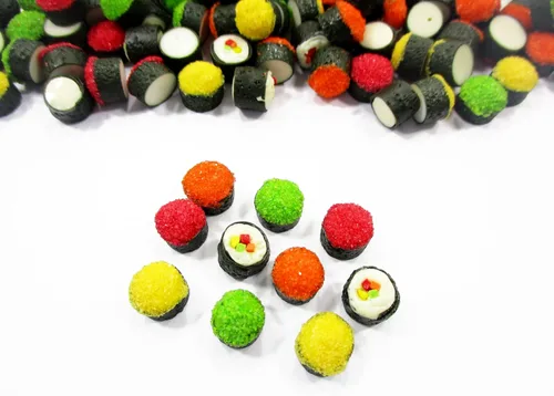 Miniatura 3 de Casa de muñecas Comida 20 Japonés Comida Sushi Tekkamaki Miniatura Alimentos Sueltos 14996