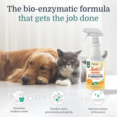 Miniatura 2 de Hepper Advanced Bio-Enzyme - Spray Eliminador de Manchas y Olores para Mascotas - Eliminador de Olor, Manchas y Orina para Gatos, Perros y Otros
