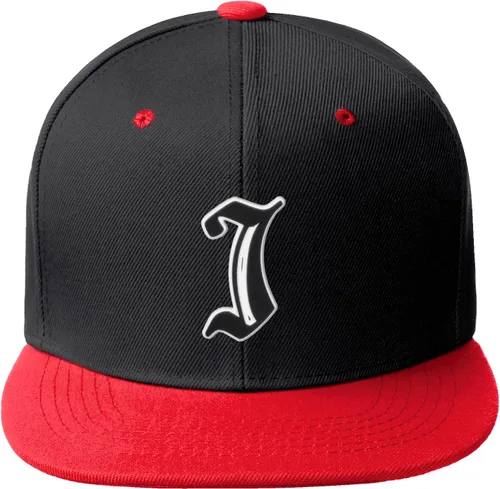 Miniatura 822 de Daxton Gorra clásica con visera de billete plano con letras del alfabeto inglés antiguo de la A a la Z