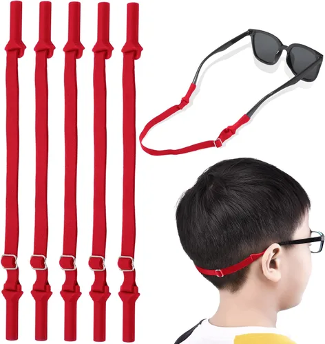 Miniatura 8 de 5 correas ajustables para gafas, correas de vidrio sin cola, correa de soporte deportivo para gafas y lentes de sol