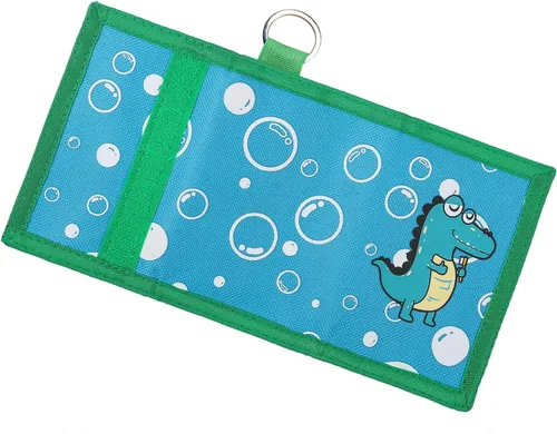 Miniatura 2 de Billetera infantil para niños, con bloqueo RFID, de lona, para deportes al aire libre, regalos para festivales, regalos de cumpleaños, diseño