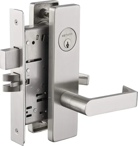 Miniatura 11 de Juego de Manija de Puerta de Palanca de Cerradura de Mortaja Comercial SUMBIN para Puerta de Corredor F13 Función Seccional/Dormitorio