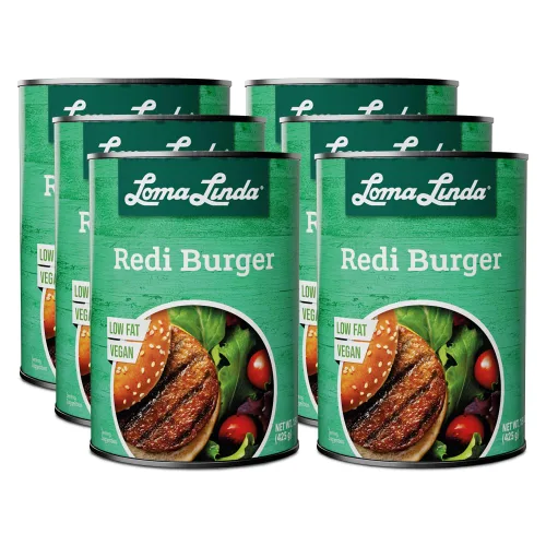 Miniatura 7 de Loma Linda - Carnes a base de plantas (Redi-Burger (19 onzas), paquete de 12