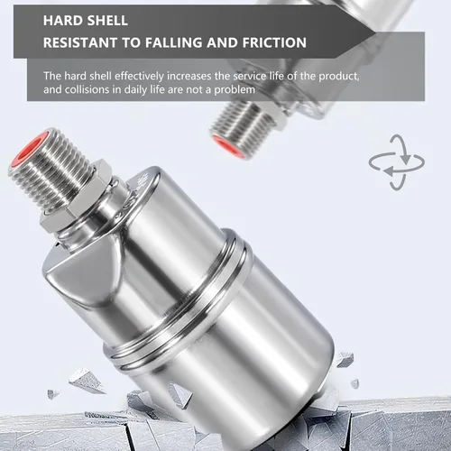 Miniatura 8 de Válvula de flotador de canal de agua de acero inoxidable Válvula automática de control de nivel de agua para tanques piscinas estanques entrada