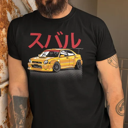 Miniatura 28 de Subie Generation Cars - Camiseta de manga corta para adultos, mecánico japonés de carreras, regalo para amantes de los automóviles, entusiastas