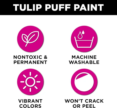 Miniatura 3 de Tulip pintura en relieve para tela 4 onzas