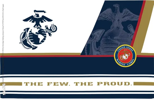 Miniatura 2 de Tervis Marines Forever Proud - Vaso aislado de doble pared fabricado en Estados Unidos mantiene las bebidas frías y calientes, 16 onzas, clásico