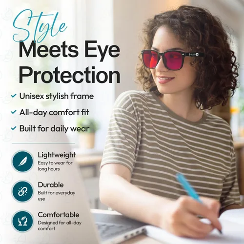 Miniatura 5 de Sleep ZM Blue Light Blocking & Light Sensitivity Clip On Glasses - 14 Lens Types for Comfort, Relaxation, Sleep & Relief
