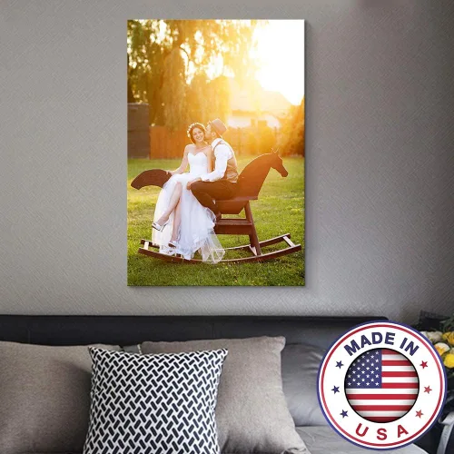 Miniatura 2 de NWT Impresiones en lienzo personalizadas con tus fotos para bodas, cuadros de lienzo personalizados para pared para imprimir enmarcados, 36 x 24