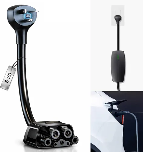 Miniatura 14 de Adaptador para Tesla NEMA 14-30, adaptador de cargador móvil Tesla solo para Gen 2 y 3, enchufe de 240 V y toma de corriente 14-30 a 24 amperios