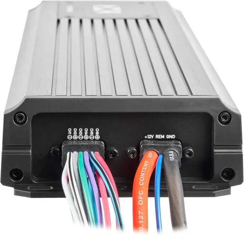 Miniatura 6 de NVX MVPA4 - Amplificador Micro Clase D de 600W Total RMS de 4 Canales Puenteable Serie Marine-V Compacto para Marine/Deportes de Motor/Motocicleta