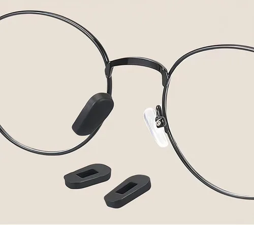 Miniatura 3 de Cubiertas de almohadillas nasales, 5 pares de cubiertas de almohadillas nasales para gafas BEHLINE, pieza de nariz de silicona suave para gafas
