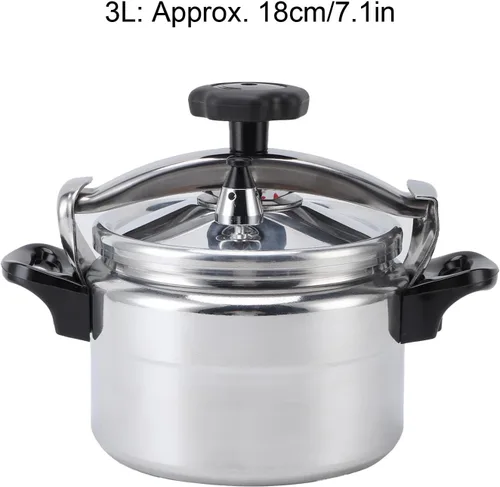 Miniatura 5 de Olla a presión, inducción de olla a presión inferior compuesta universal, olla a presión de aluminio para cocinas de gas, placas de cocina