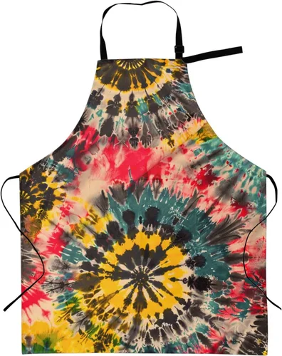 Miniatura 16 de Delantal de cocina a cuadros rojos y verdes para mujer con cuello ajustable, tamaño adulto, para cocina, pintura, regalo