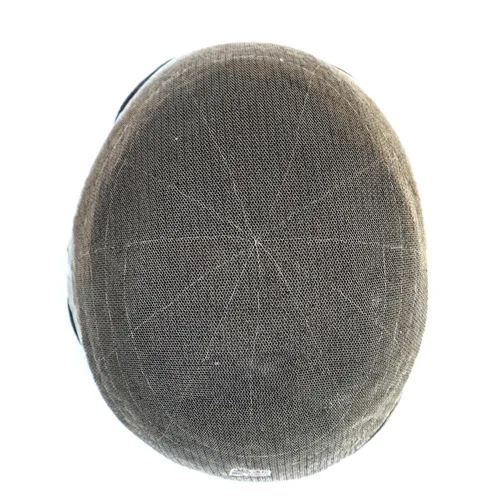 Miniatura 4 de HAIR NATURE Toupee para hombres cabello humano, sistema de reemplazo de cabello para hombre, encaje frontal francés, piezas de cabello negro 8x10#1B