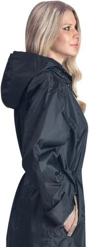 Miniatura 2 de Cloudnine - Abrigo para mujer, color negro y dorado