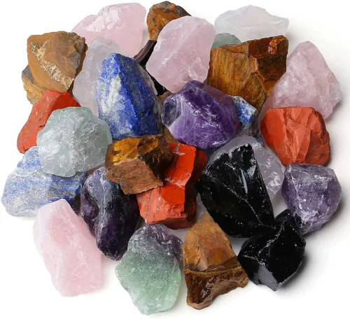 Miniatura 8 de LAIDANLA 1 libra 2" Piedras en Bruto Naturales de Amazonita Cristales Grandes Crudos a Granel Piedras Preciosas Curativas para Sanación Reiki